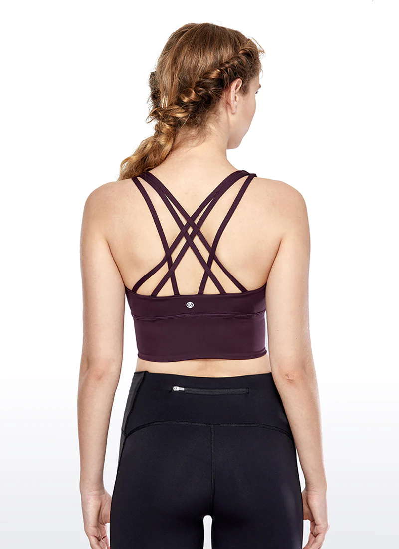 Nakedfeel Longline Bra Strappy Back - Image 11