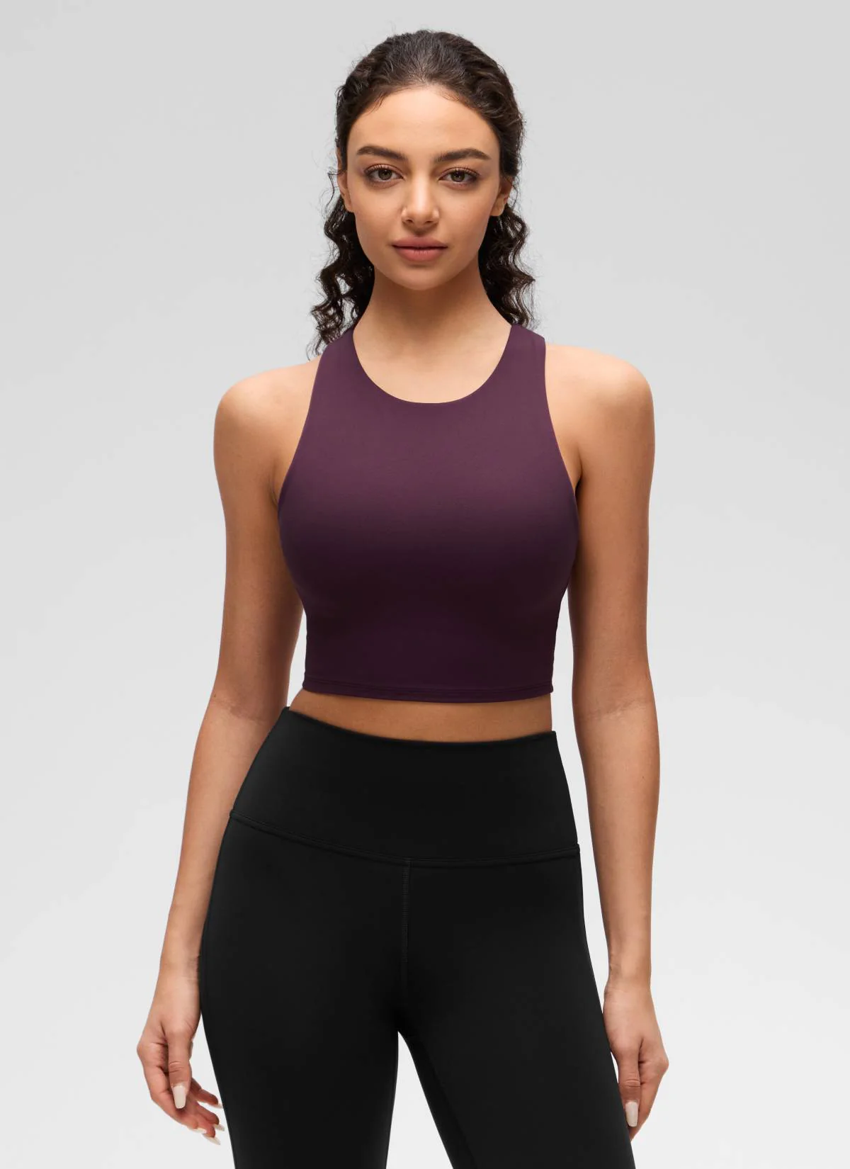 Butterluxe High Neck Racerback Tank