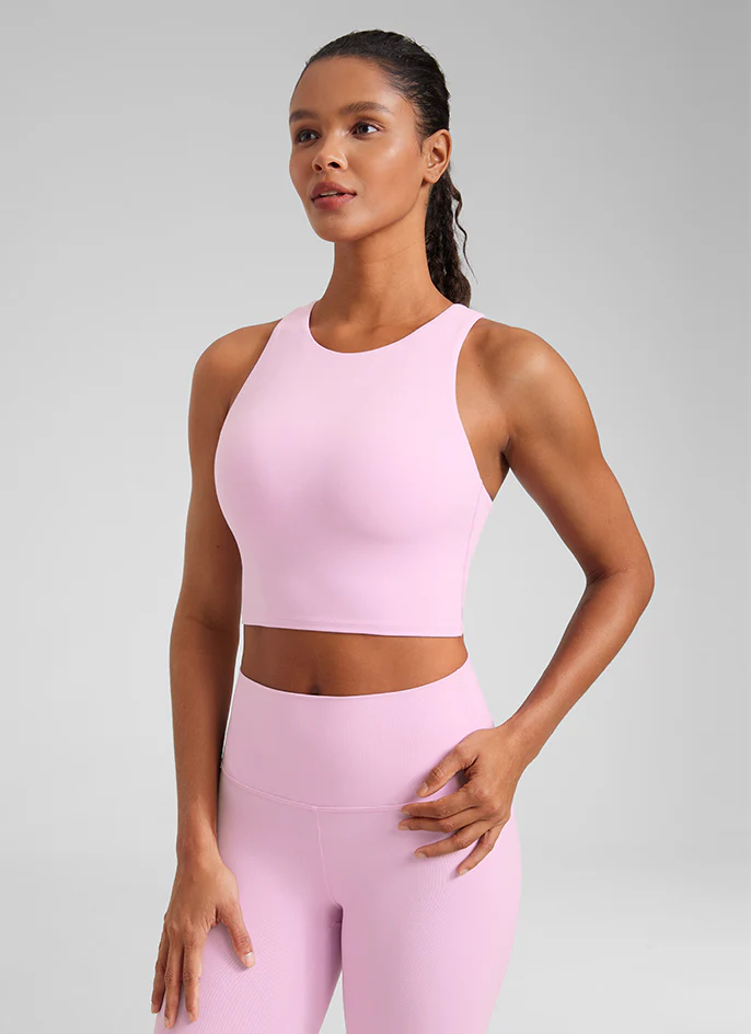Butterluxe High Neck Racerback Tank - Image 20