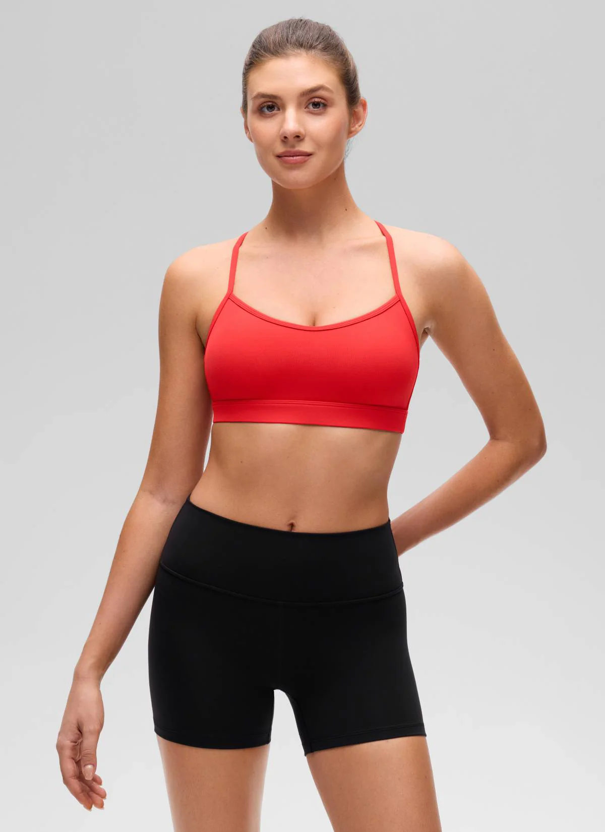 Butterluxe Thin Strap Cross Back Sports Bra - Image 5