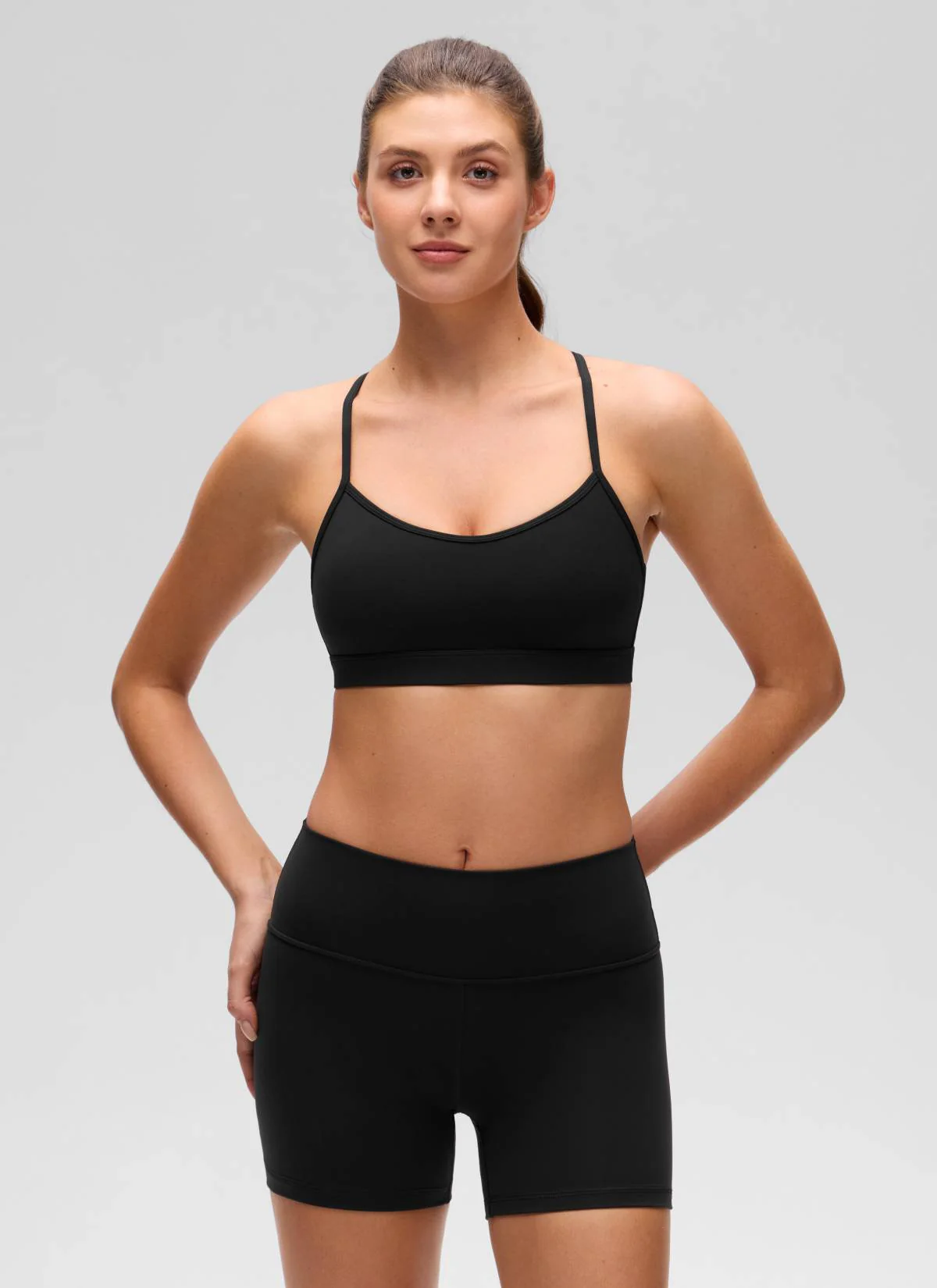 Butterluxe Thin Strap Cross Back Sports Bra - Image 9