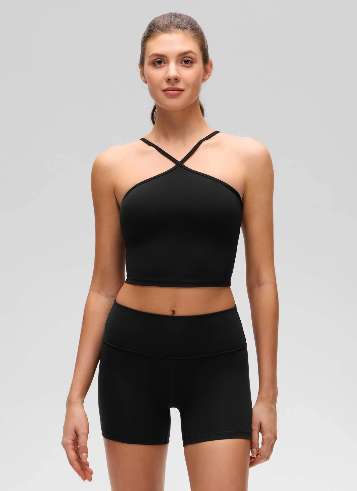 Butterluxe Cross Halter Built in Bra Tank - Image 11