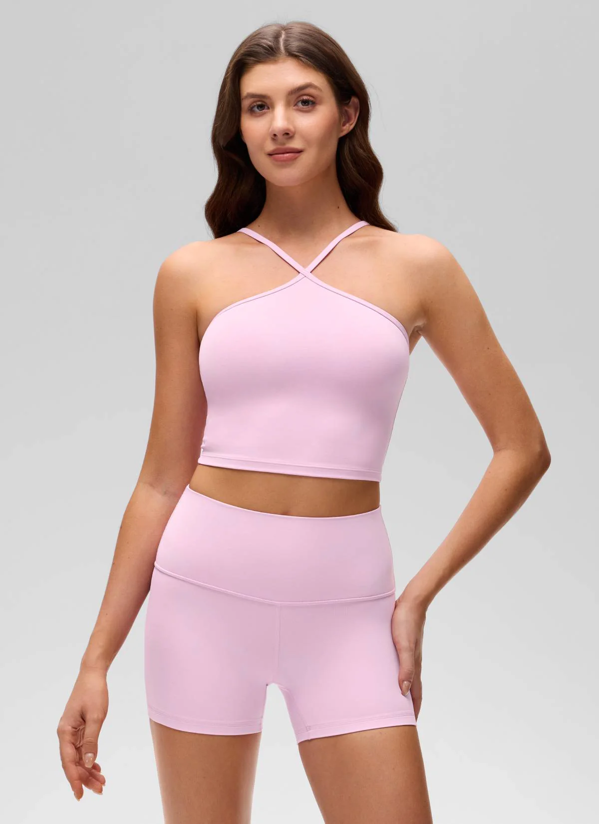 Butterluxe Cross Halter Built in Bra Tank - Image 6