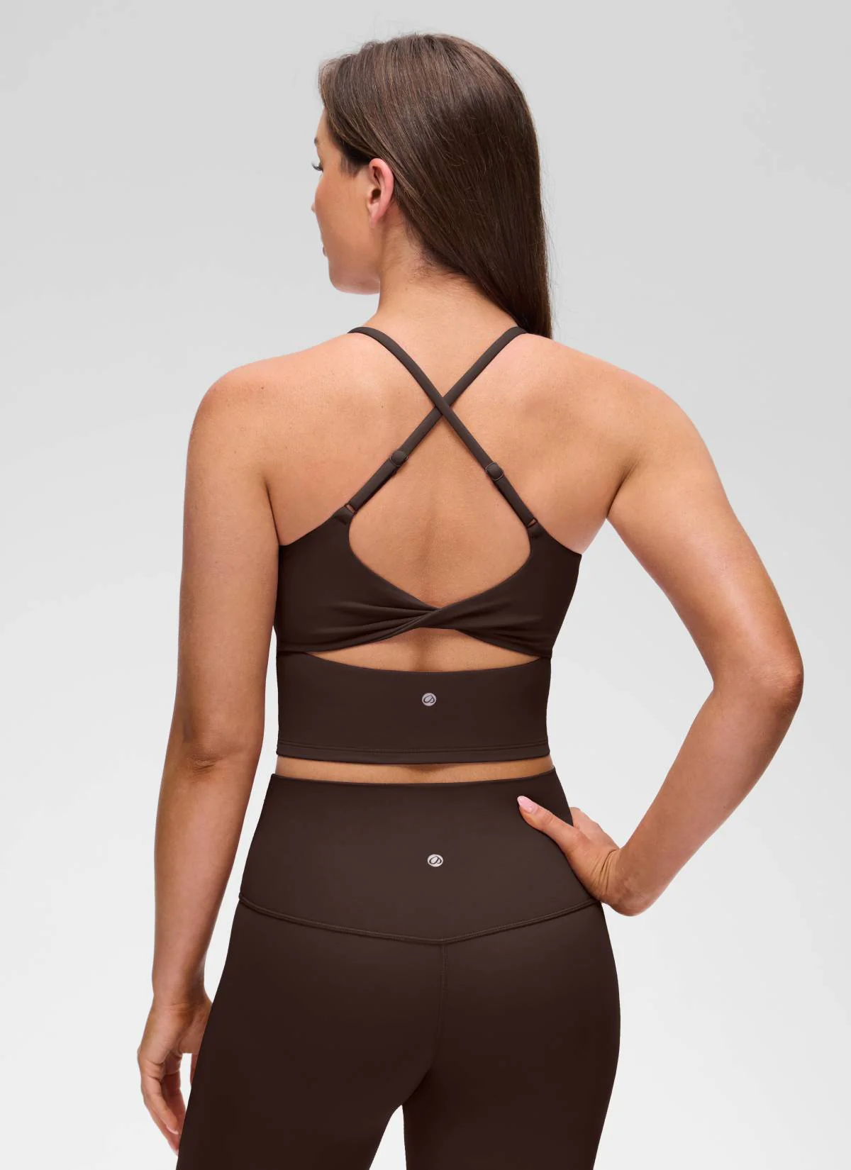 Butterluxe Twist Cross Back Built in Bra Tank - Image 6