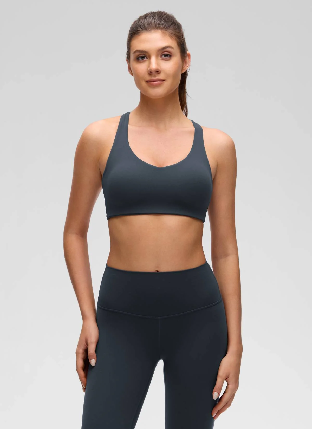 Butterluxe V Neck Strappy Sports Bra - Image 10