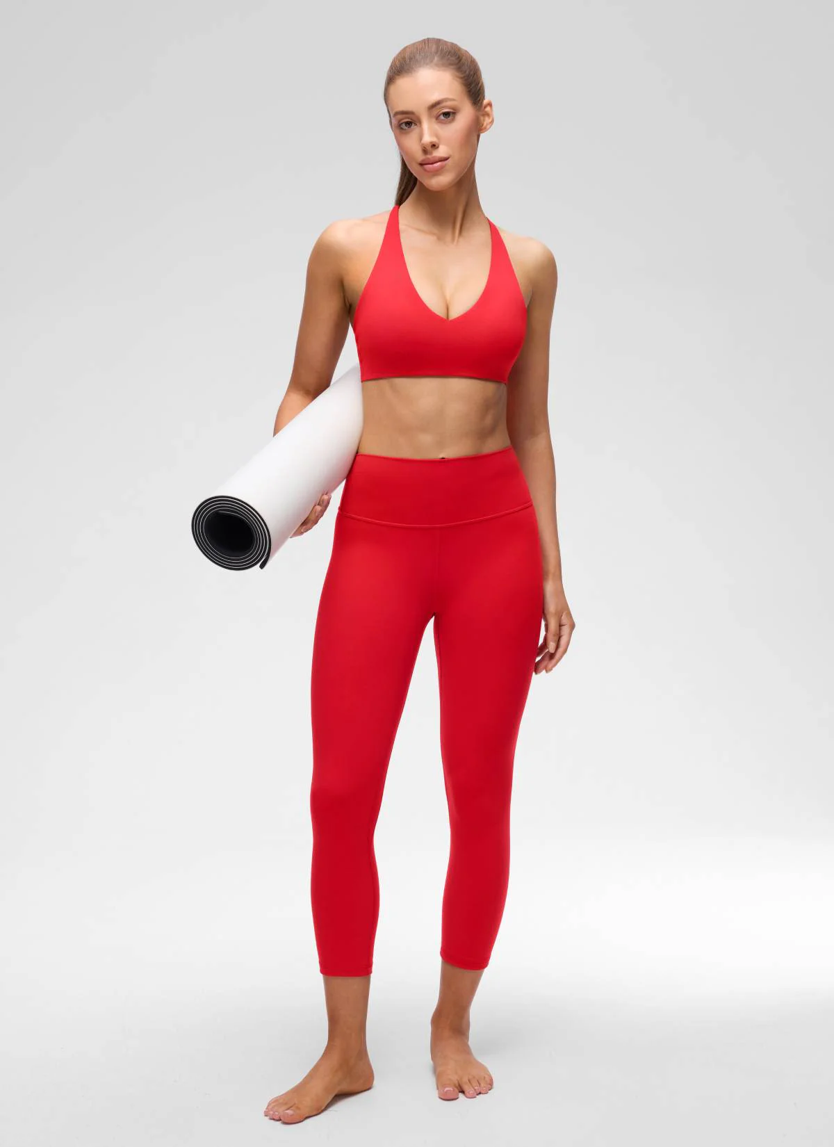 Butterluxe V Neck Twist Cross Back Sports Bra - Image 7