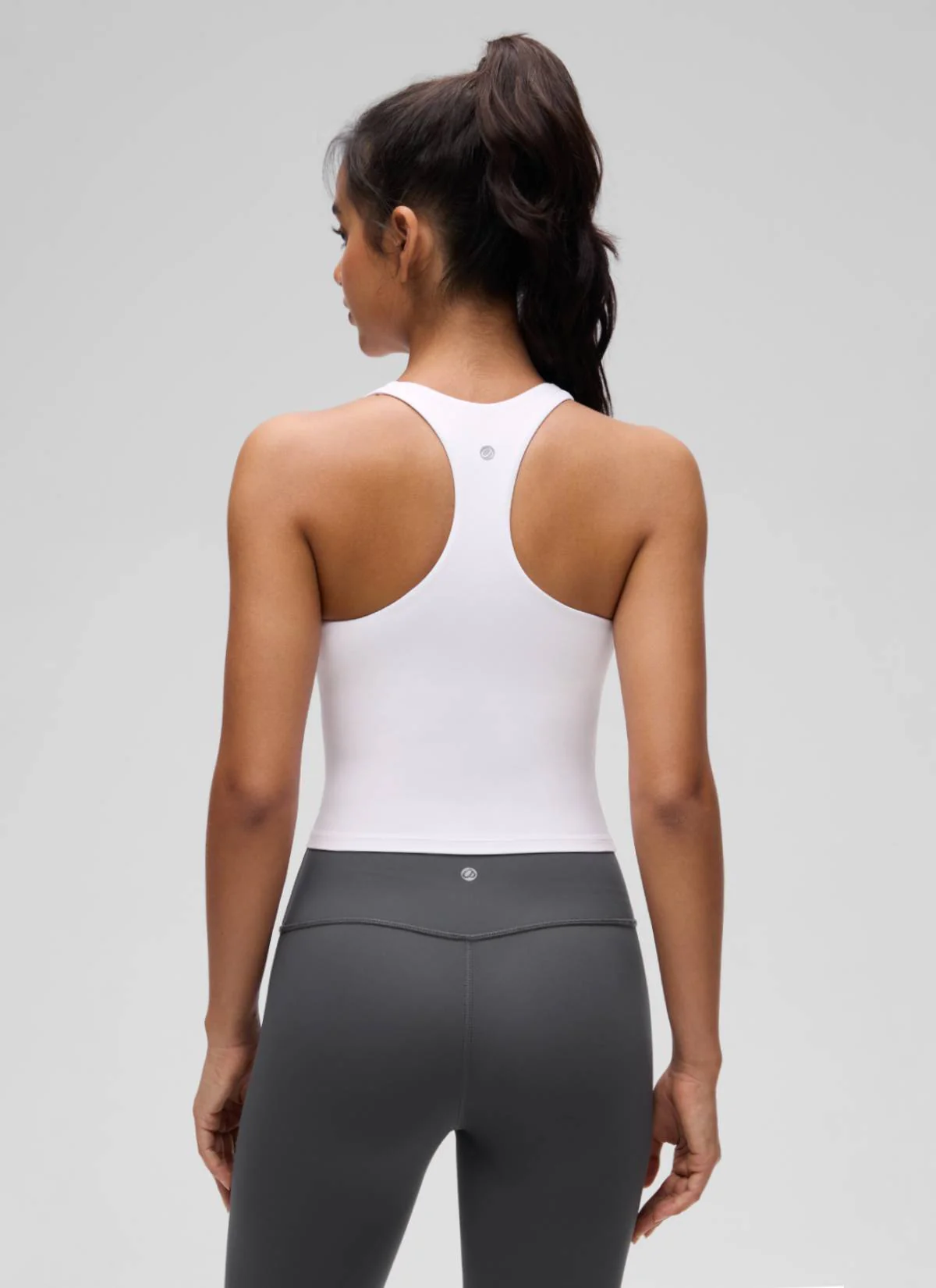 Butterluxe V Neck Racerback Shelf Bra Tank - Image 11