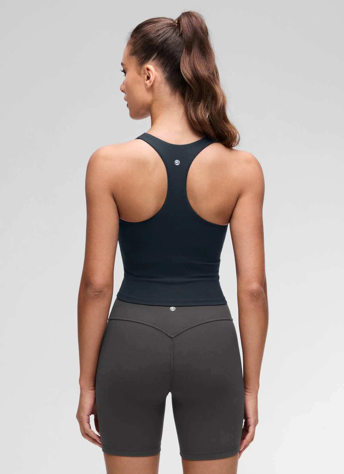 Butterluxe V Neck Racerback Shelf Bra Tank - Image 17