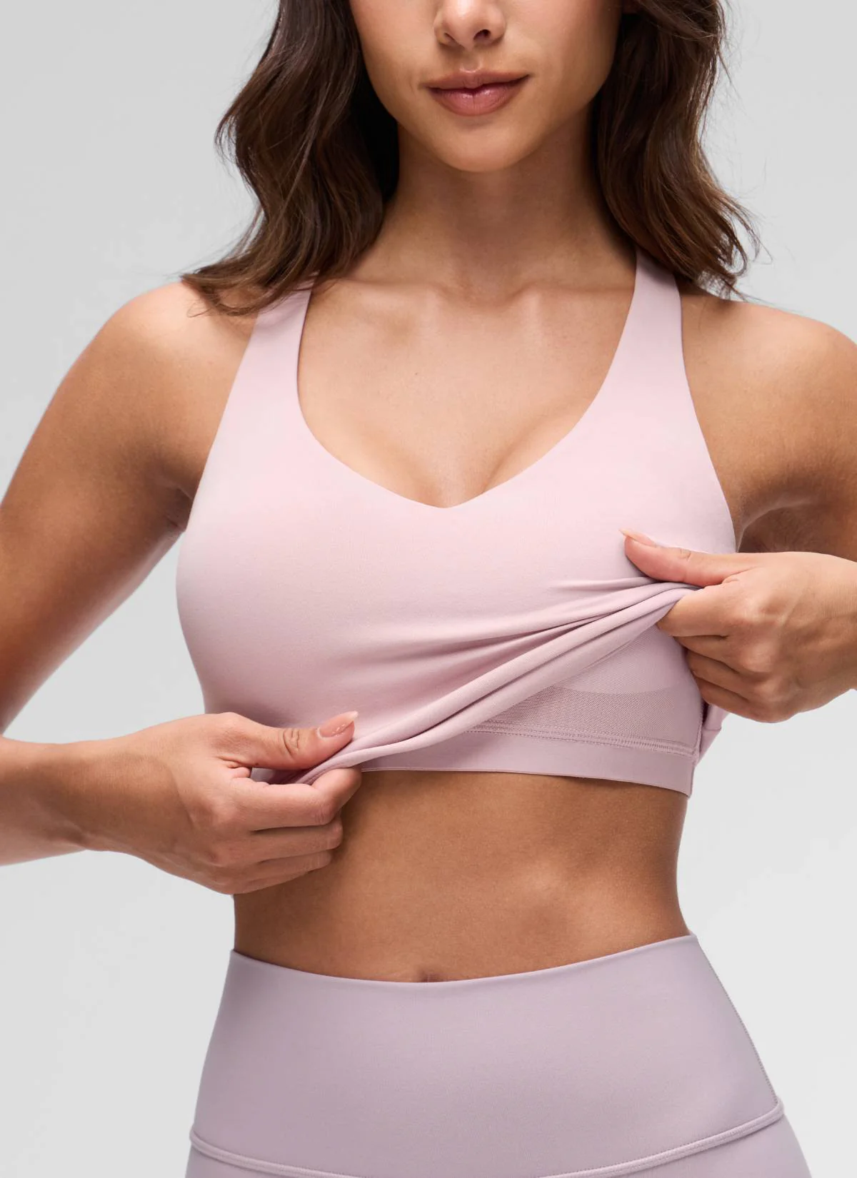 Butterluxe V Neck Racerback Shelf Bra Tank - Image 4