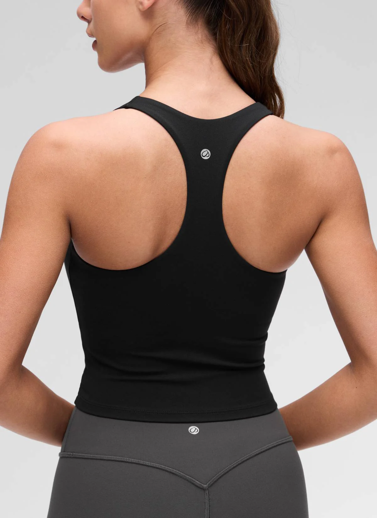 Butterluxe V Neck Racerback Shelf Bra Tank - Image 9