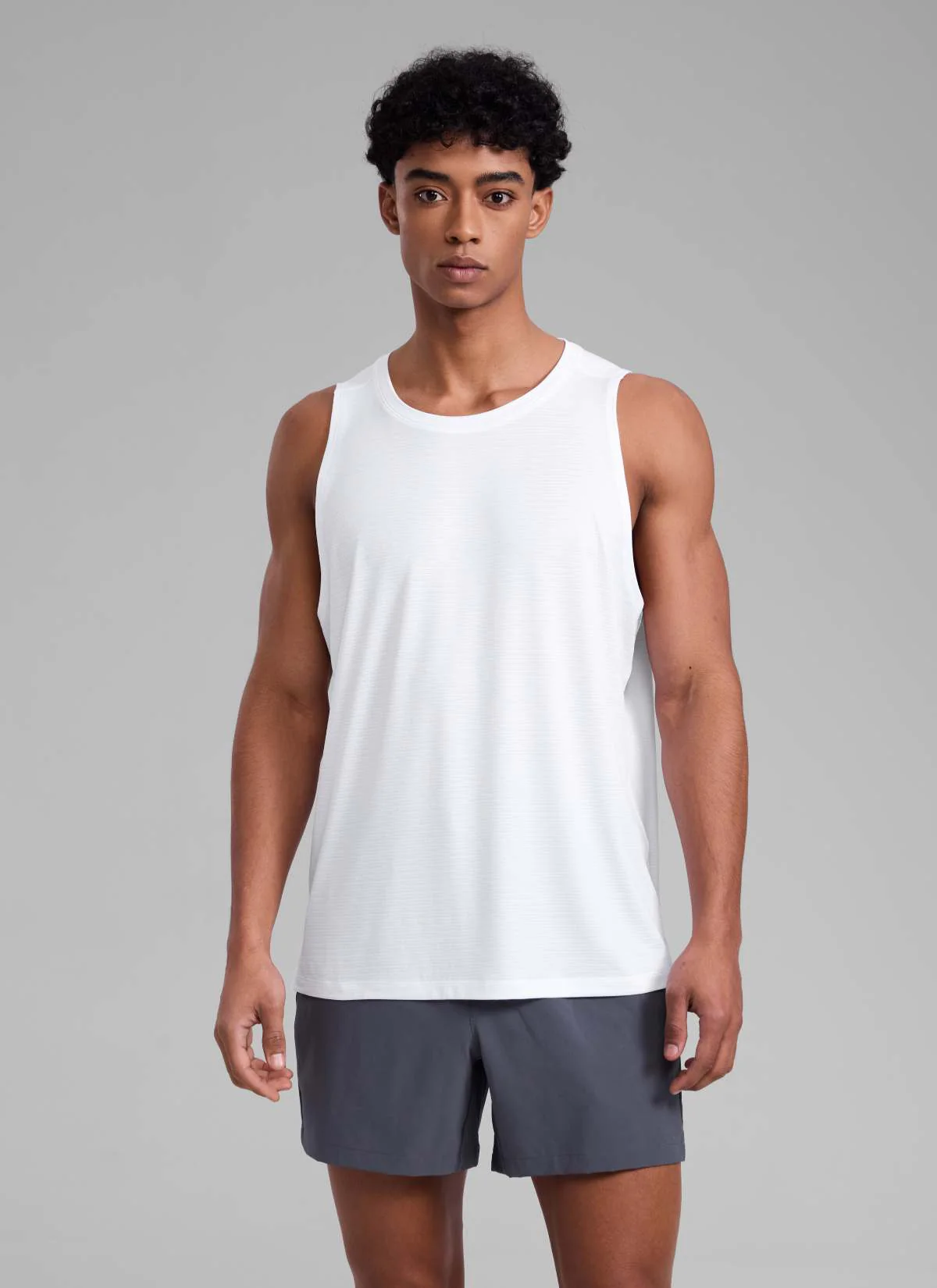 Lightweight Side Slits Narrow Shoulder Tank - Image 17