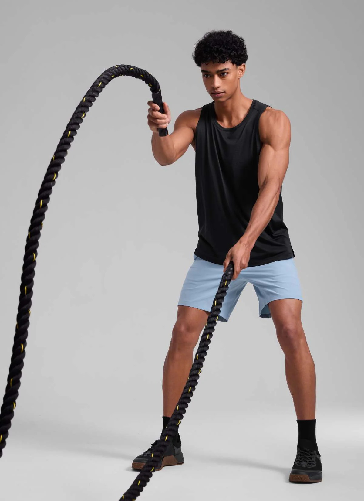Lightweight Side Slits Narrow Shoulder Tank - Image 7