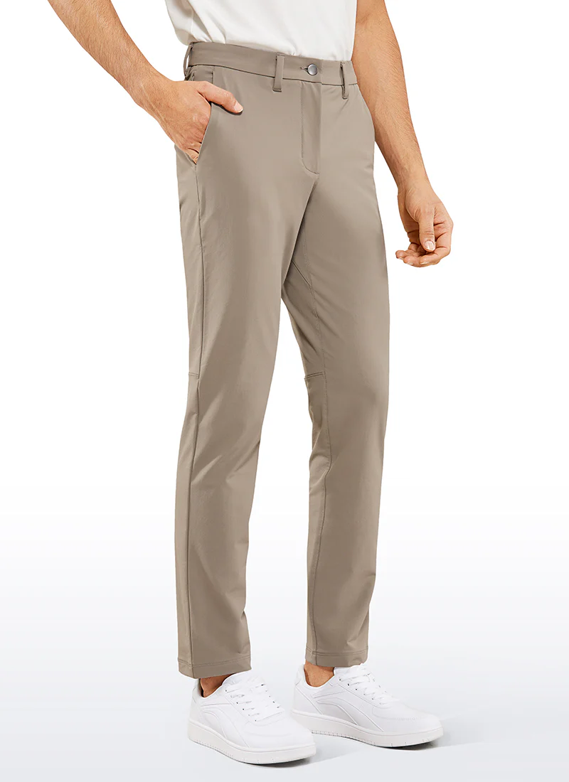 Stretch Slim-Fit Pants with Pockets 33'' - Image 10