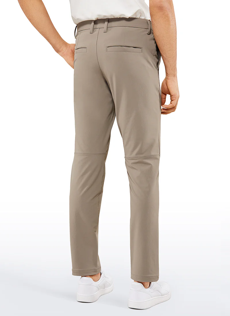 Stretch Slim-Fit Pants with Pockets 33'' - Image 11