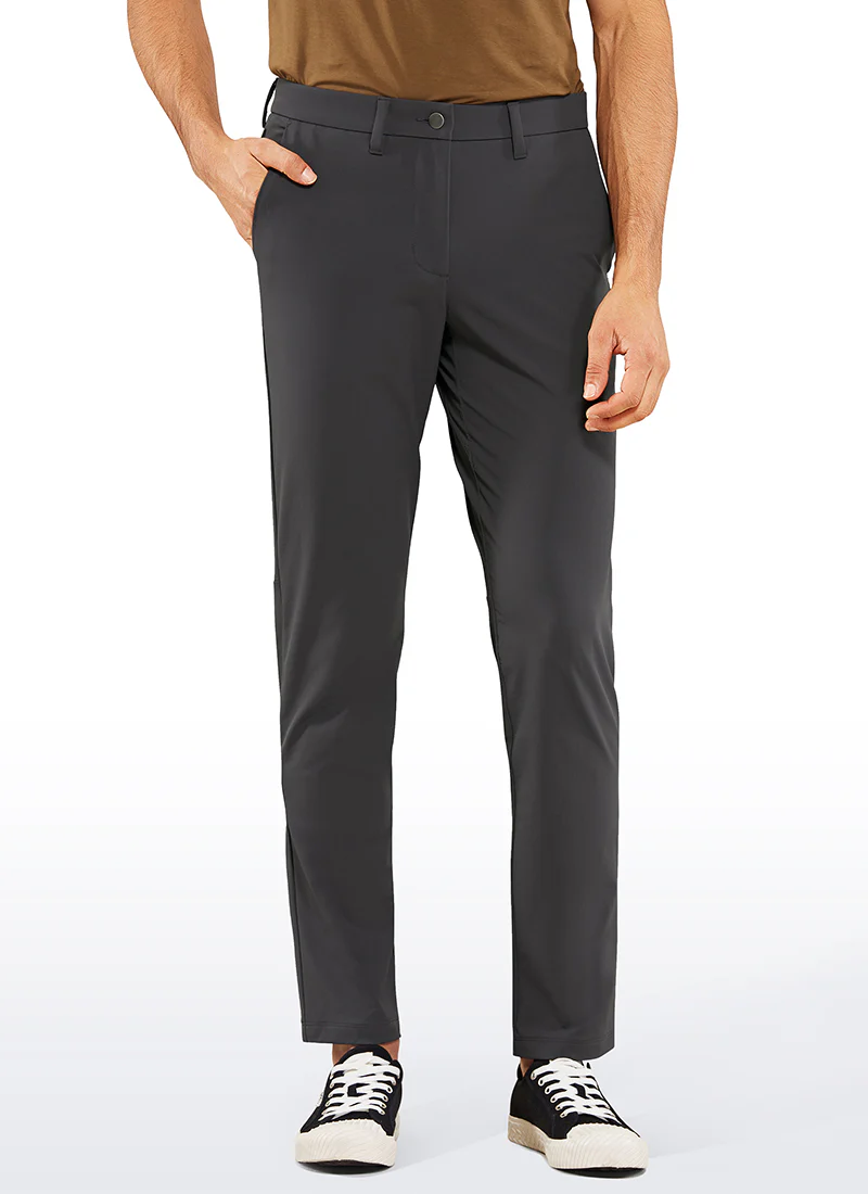Stretch Slim-Fit Pants with Pockets 33'' - Image 15