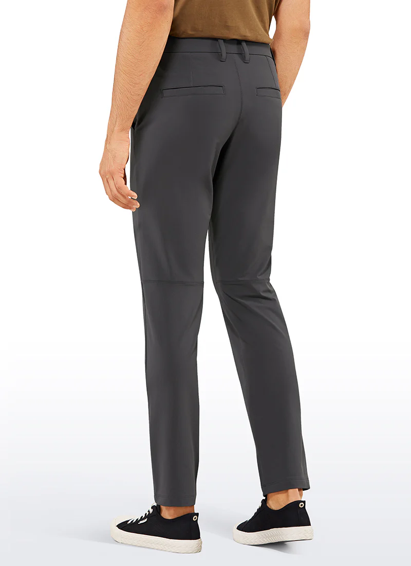 Stretch Slim-Fit Pants with Pockets 33'' - Image 16