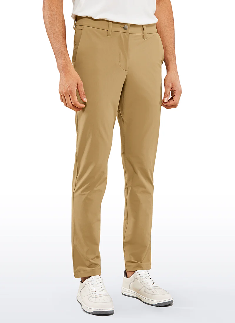 Stretch Slim-Fit Pants with Pockets 33'' - Image 19