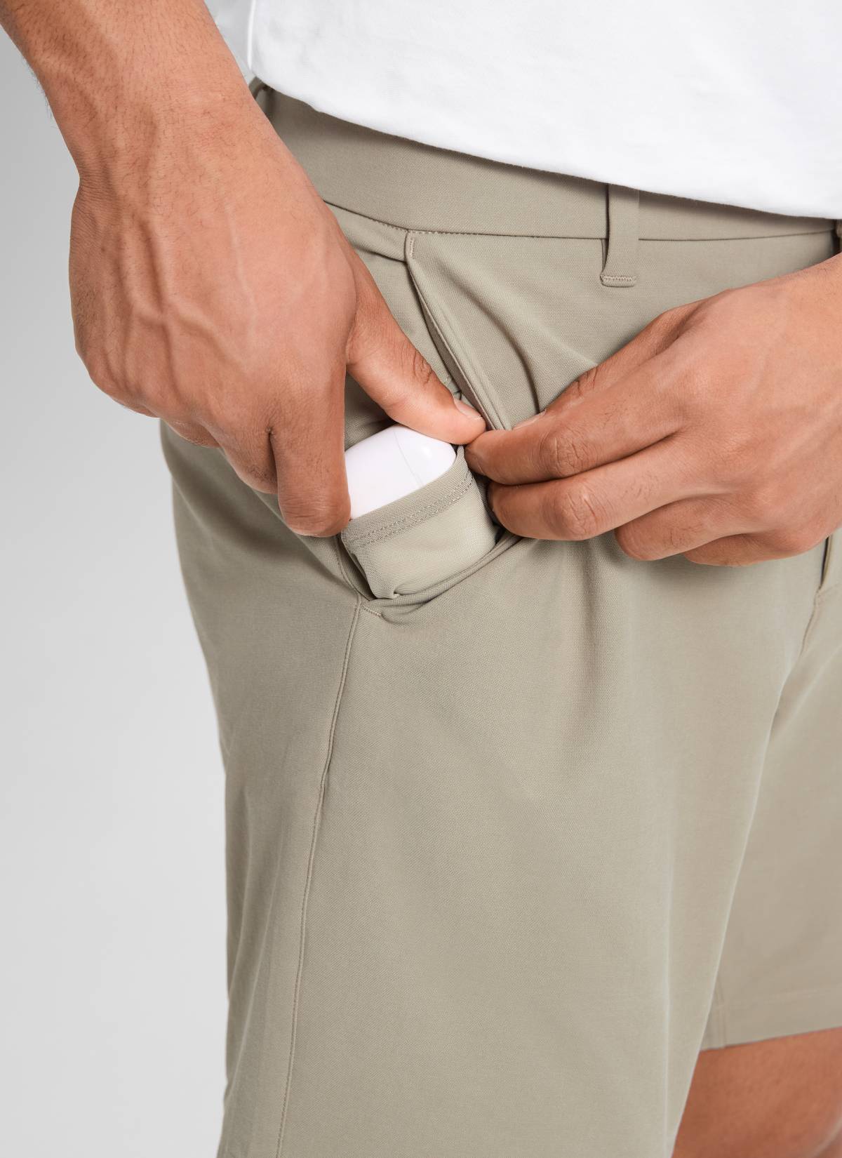 Stretch Cotton Pocket Chino Shorts 7" - Image 15