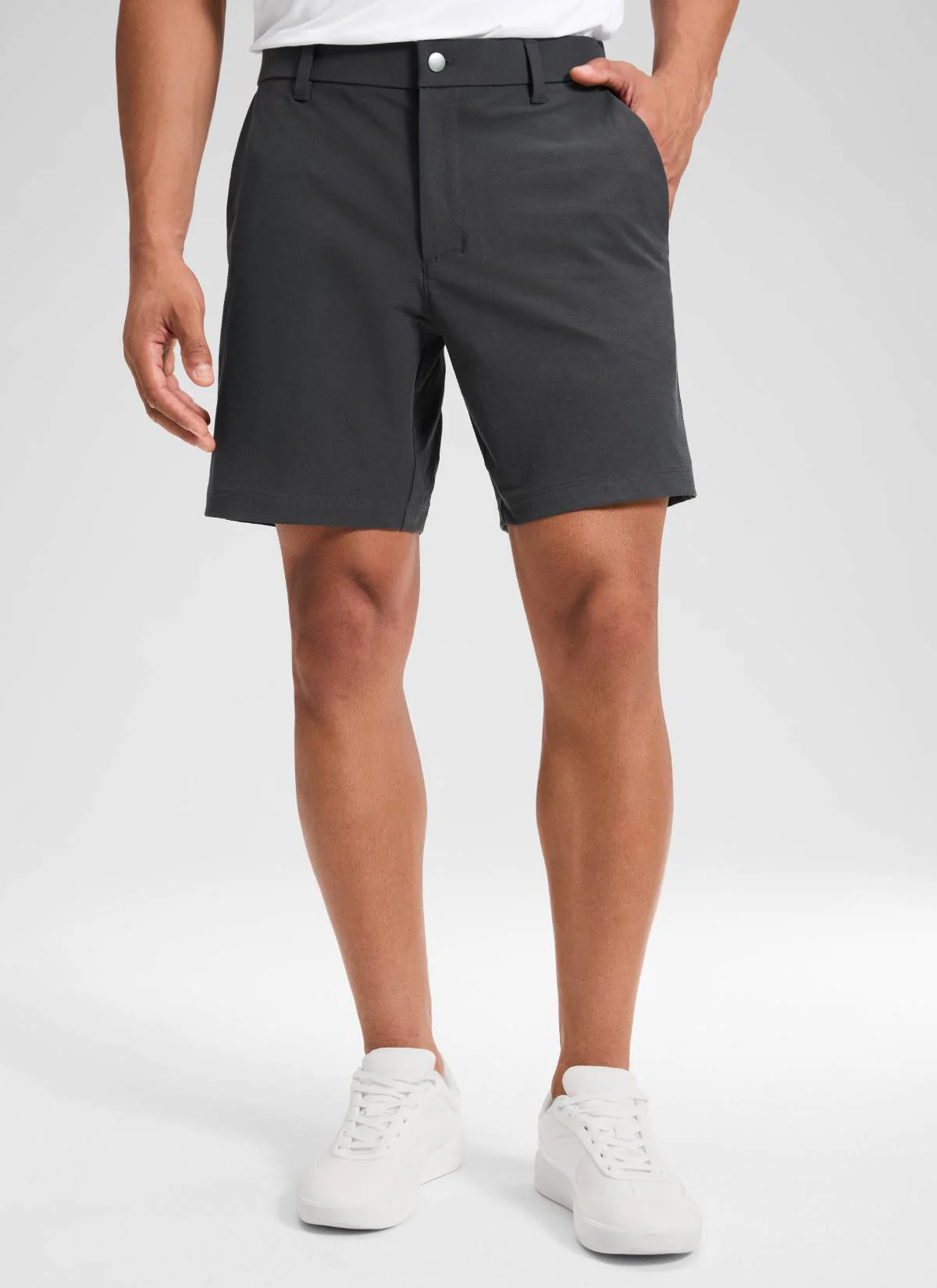 Stretch Cotton Pocket Chino Shorts 7" - Image 21