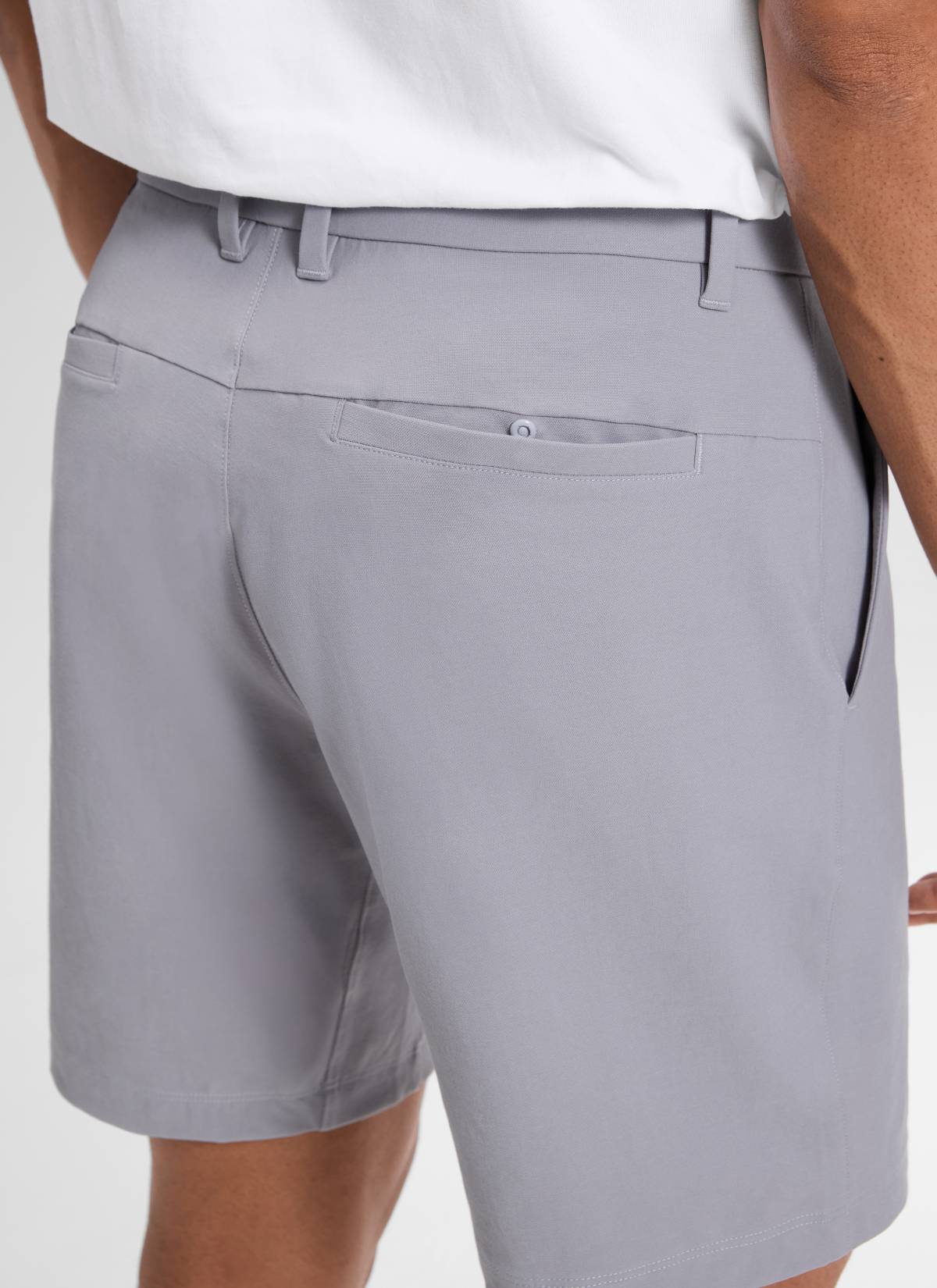Stretch Cotton Pocket Chino Shorts 7" - Image 5