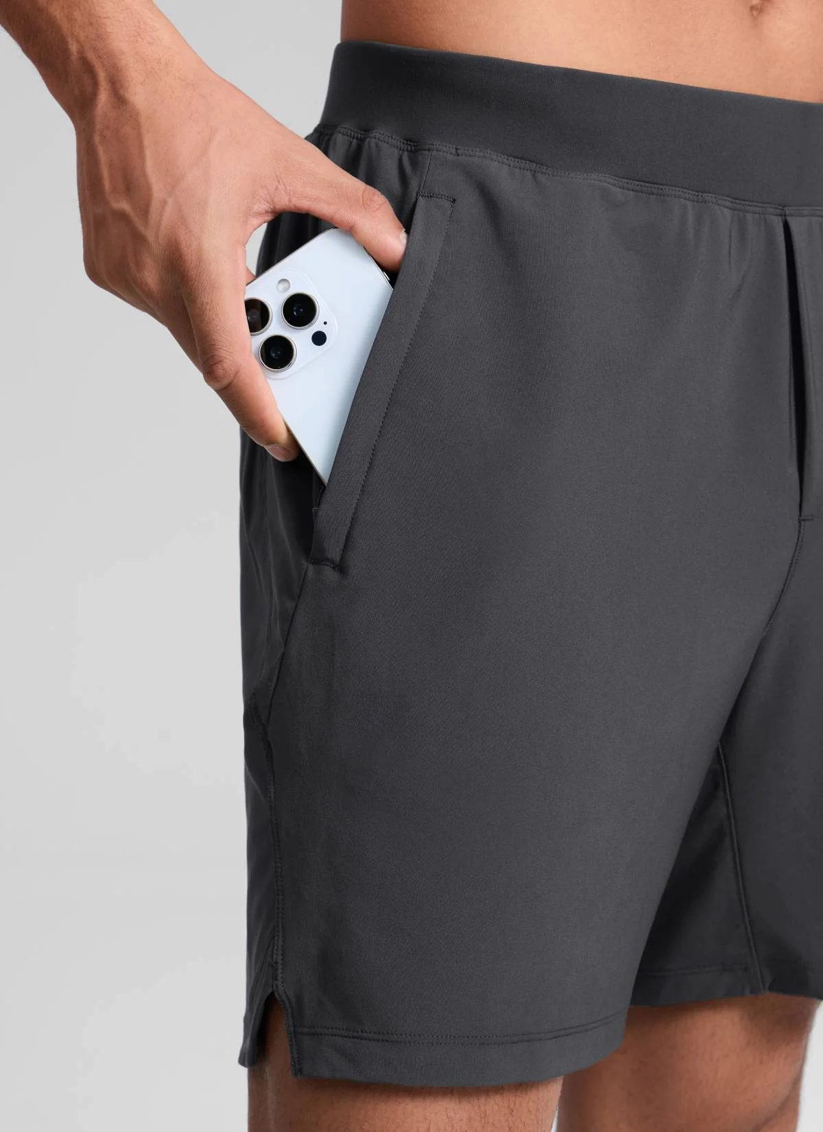 Feathery-Fit Soft Linerless Split Shorts 7" - Image 19