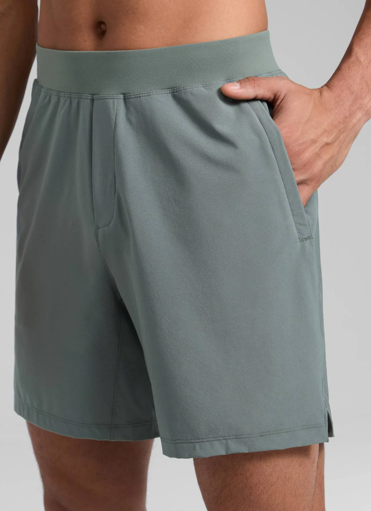 Feathery-Fit Soft Linerless Split Shorts 7" - Image 34