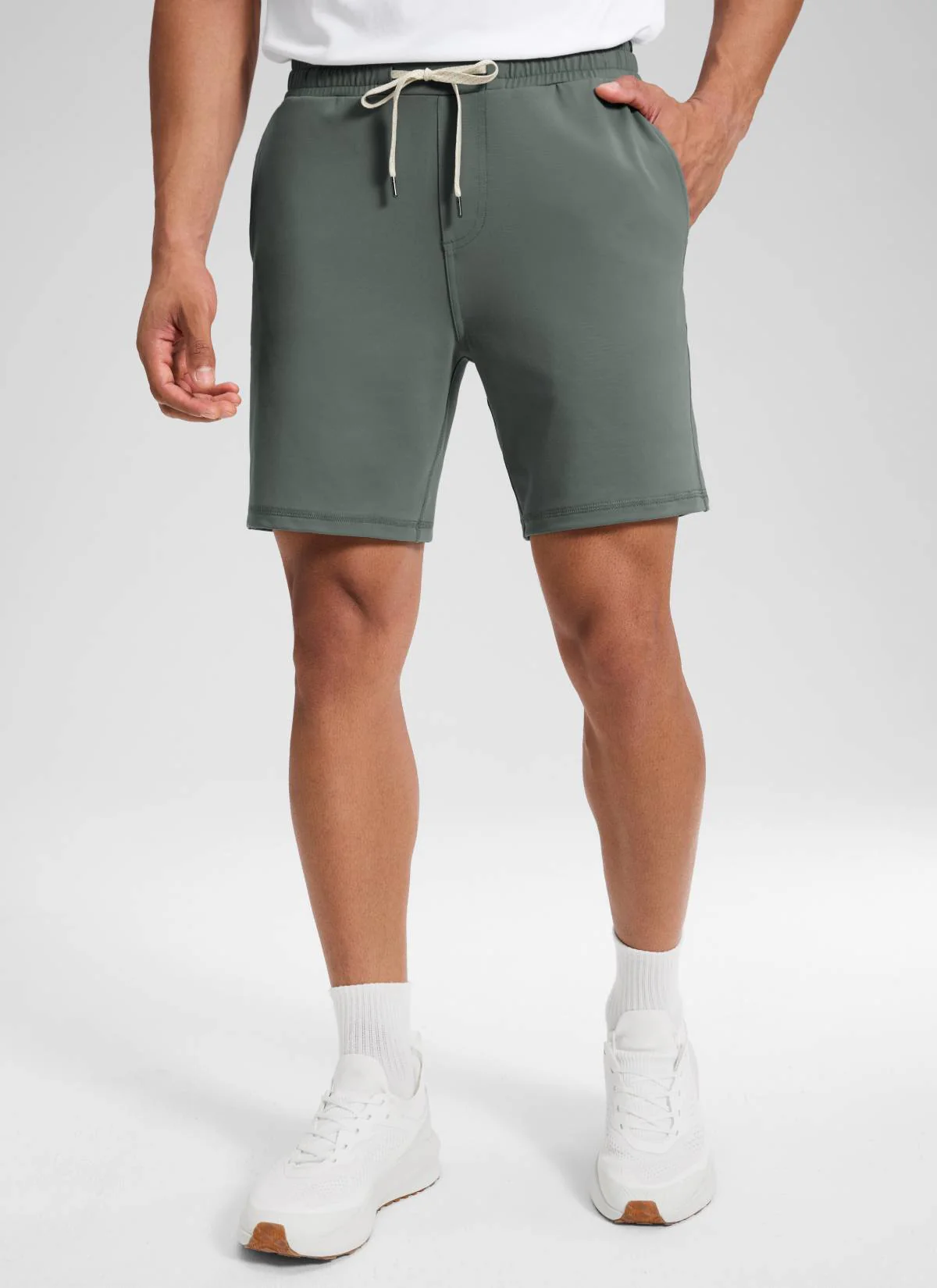 Drawstring Performance Knit Shorts 7" - Image 11