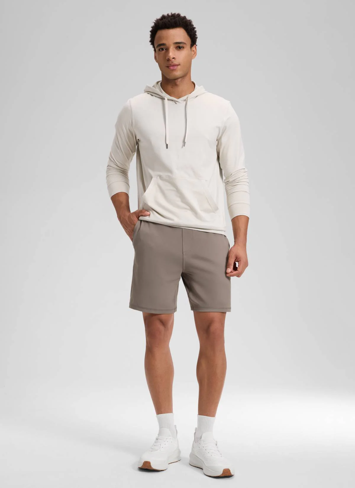 Drawstring Performance Knit Shorts 7" - Image 3