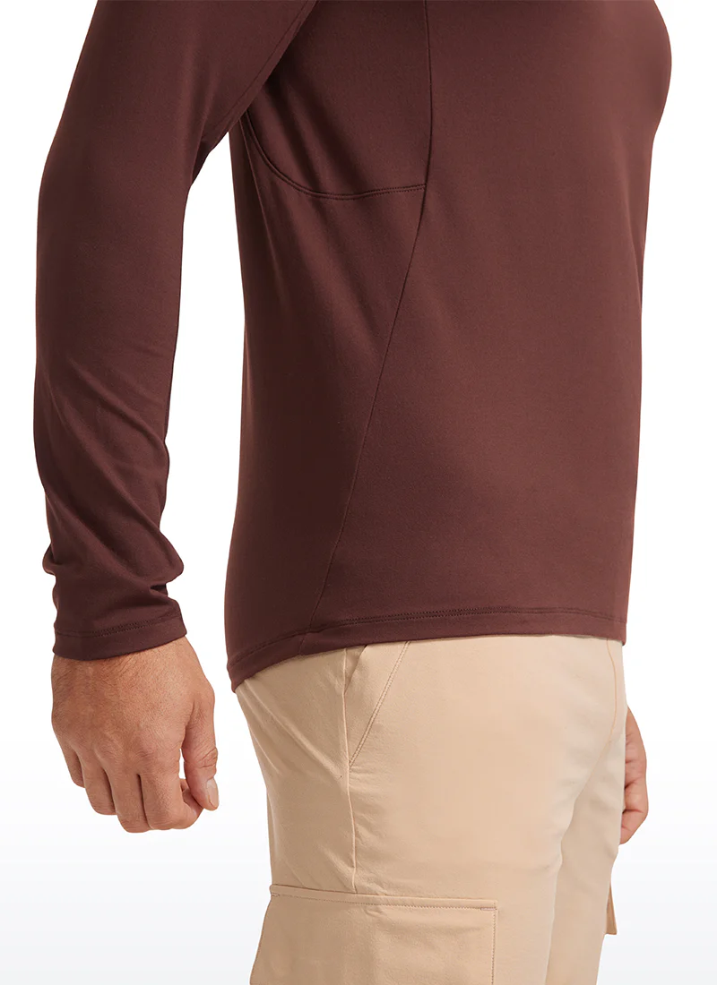 Brushed Slim-Fit Long Sleeve - Image 29