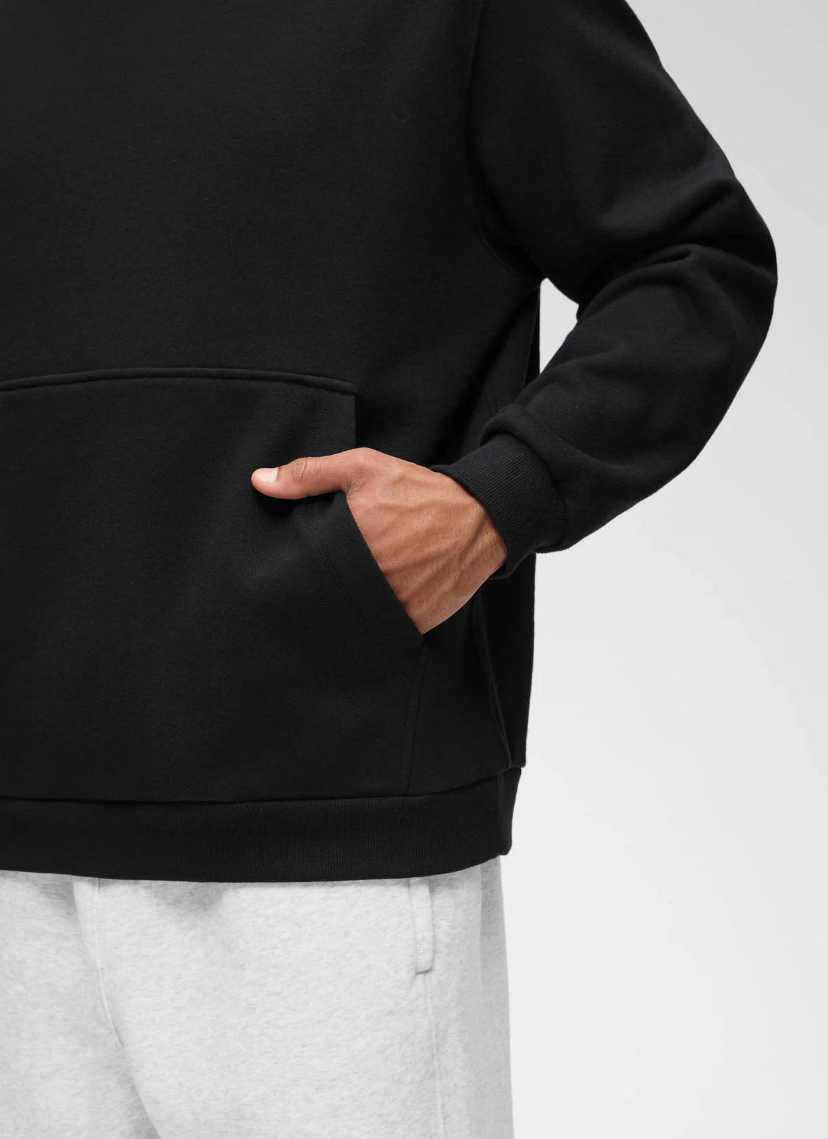 Fleece Lined Pocket Pullover Hoodie - Image 8