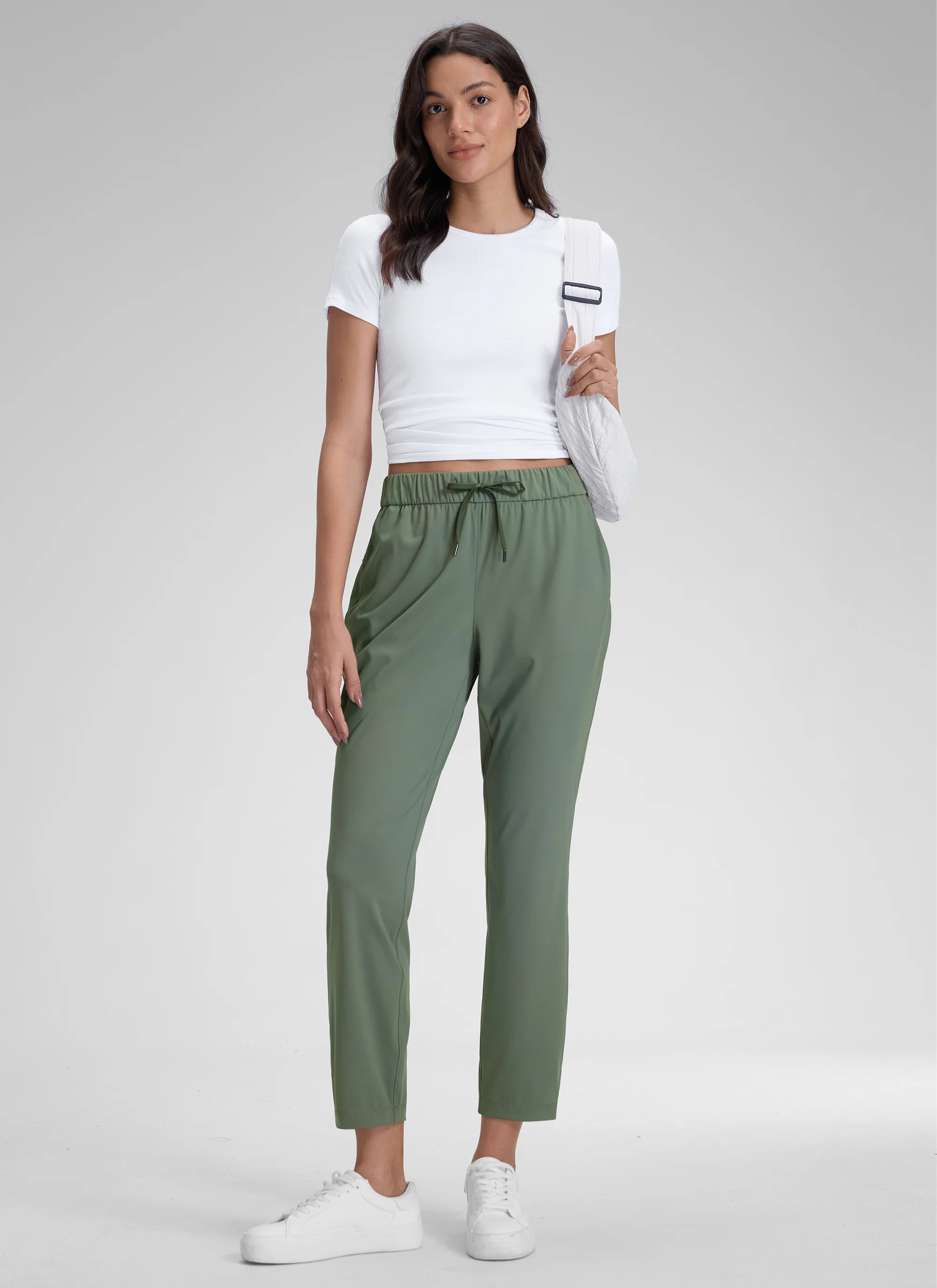 Stretch Drawstring 7/8 Pocket Pant 27'' - Image 5