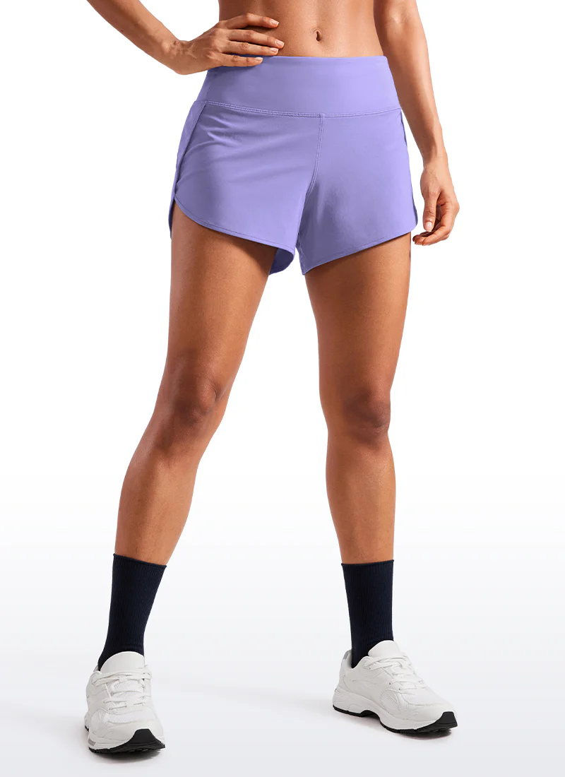 Feathery-Fit Soft Lined Zip Pocket Shorts 4'' - Image 26