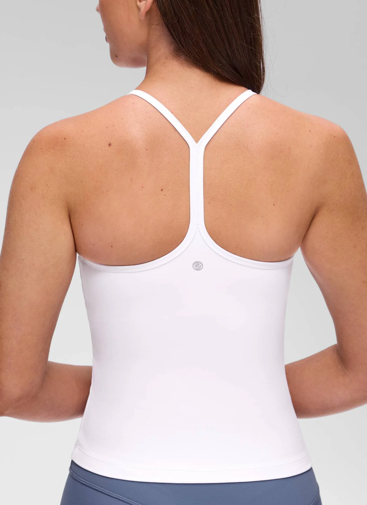 Butterluxe Waist Length Y Back Built in Bra Tank - Image 14