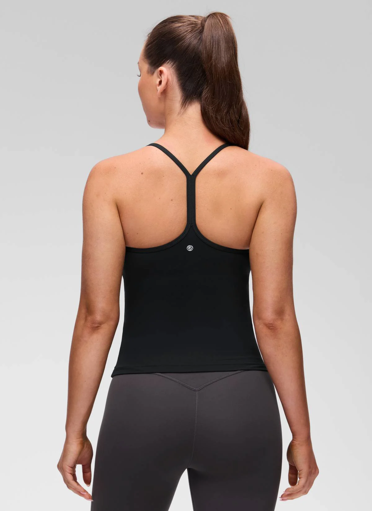 Butterluxe Waist Length Y Back Built in Bra Tank - Image 6