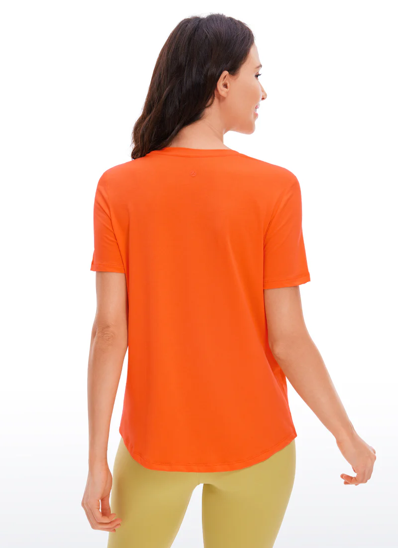 Pima Cotton Round Neck Short Sleeve - Image 12