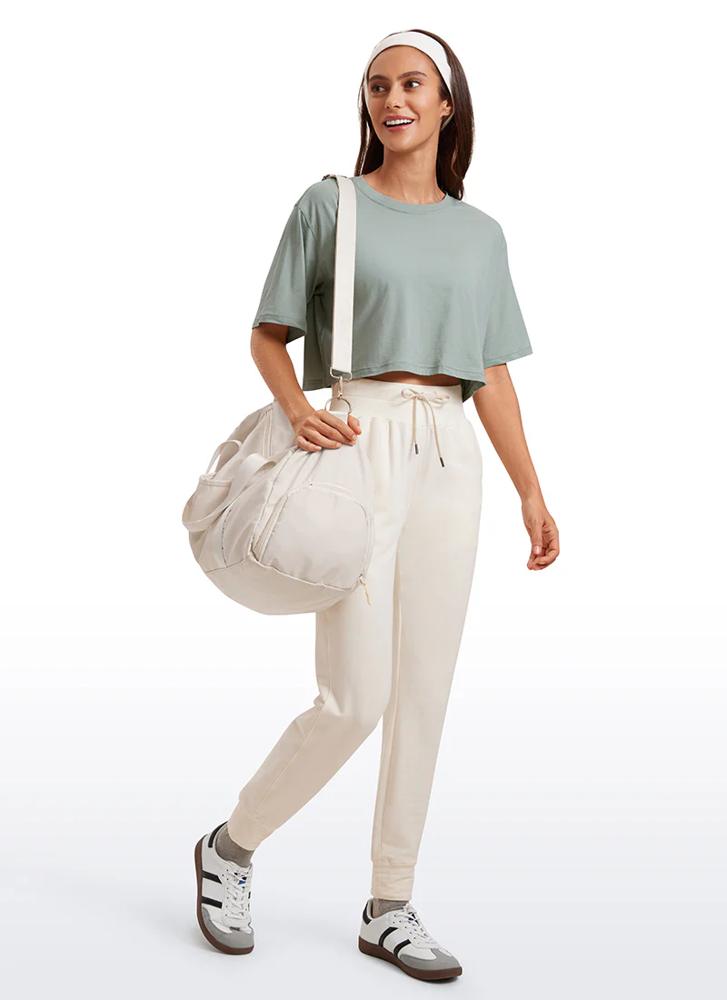 Pima Cotton Cropped Short Sleeve - Image 34
