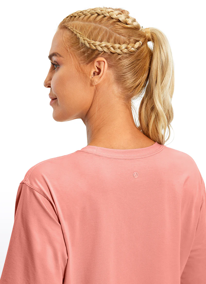 Pima Cotton Cropped Short Sleeve - Image 42