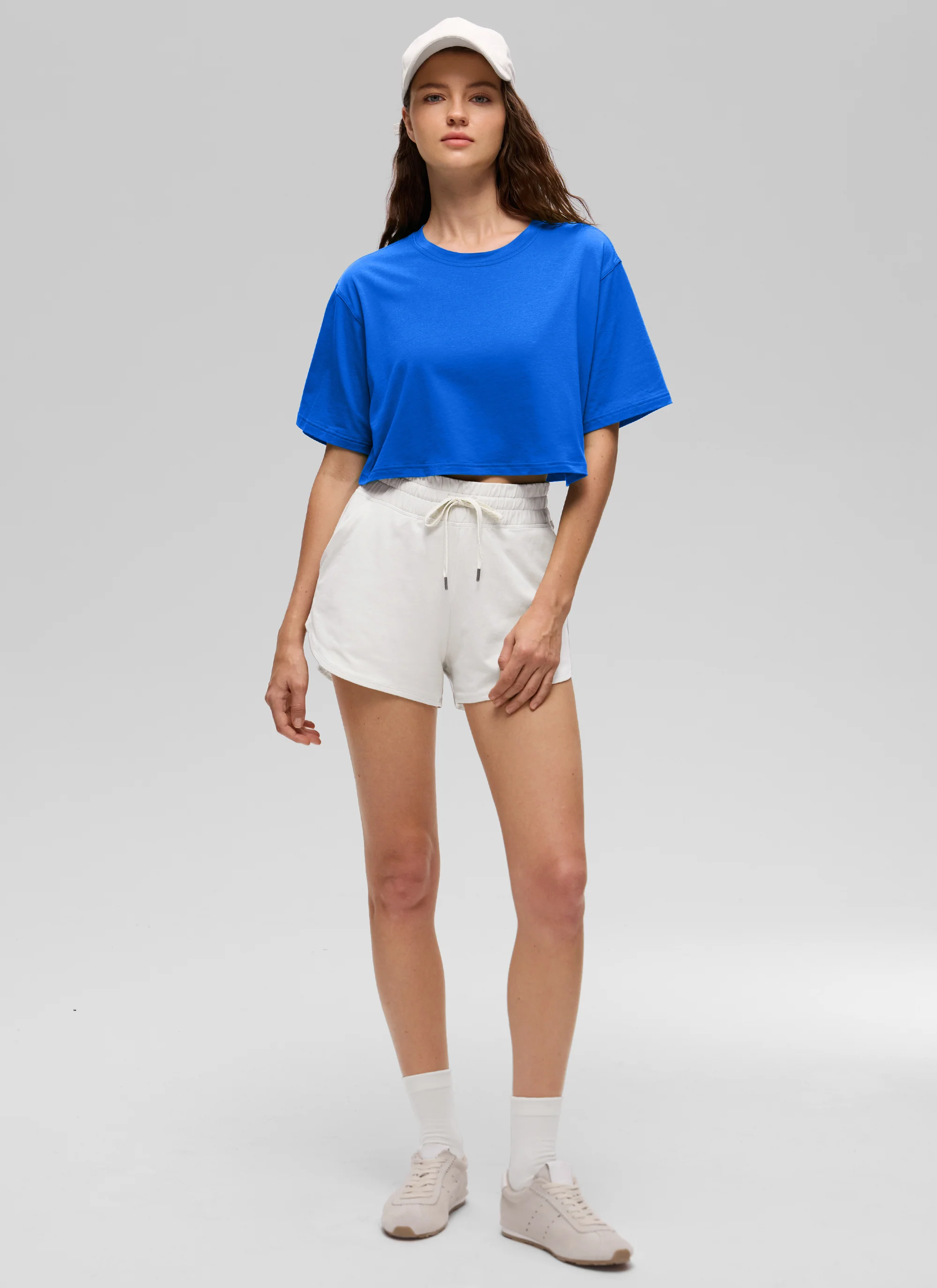 Pima Cotton Cropped Short Sleeve - Image 45