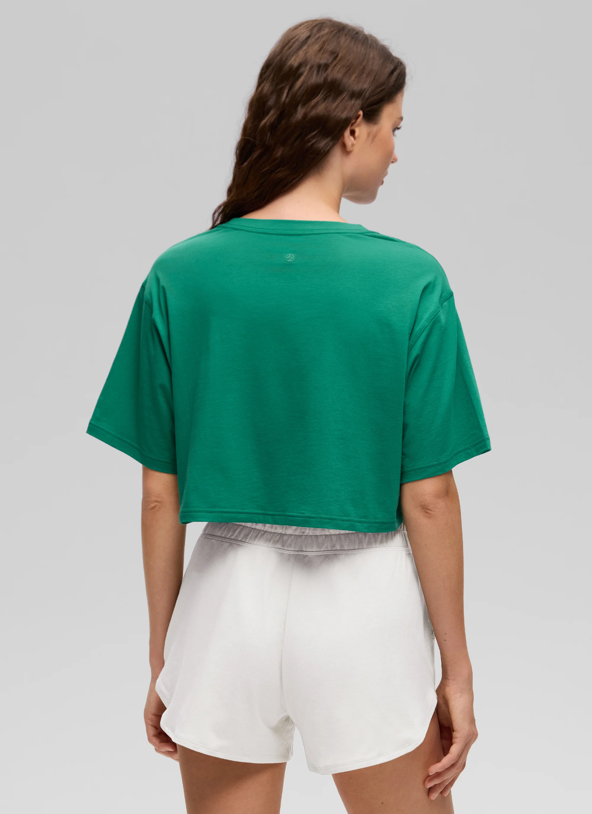 Pima Cotton Cropped Short Sleeve - Image 23