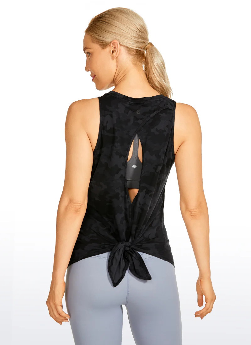 Pima Cotton Split Open Back Tank - Image 9