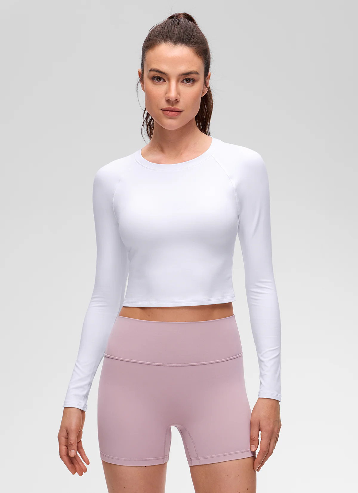 Brushed Feeling Crew Neck Raglan Long Sleeve - Image 19