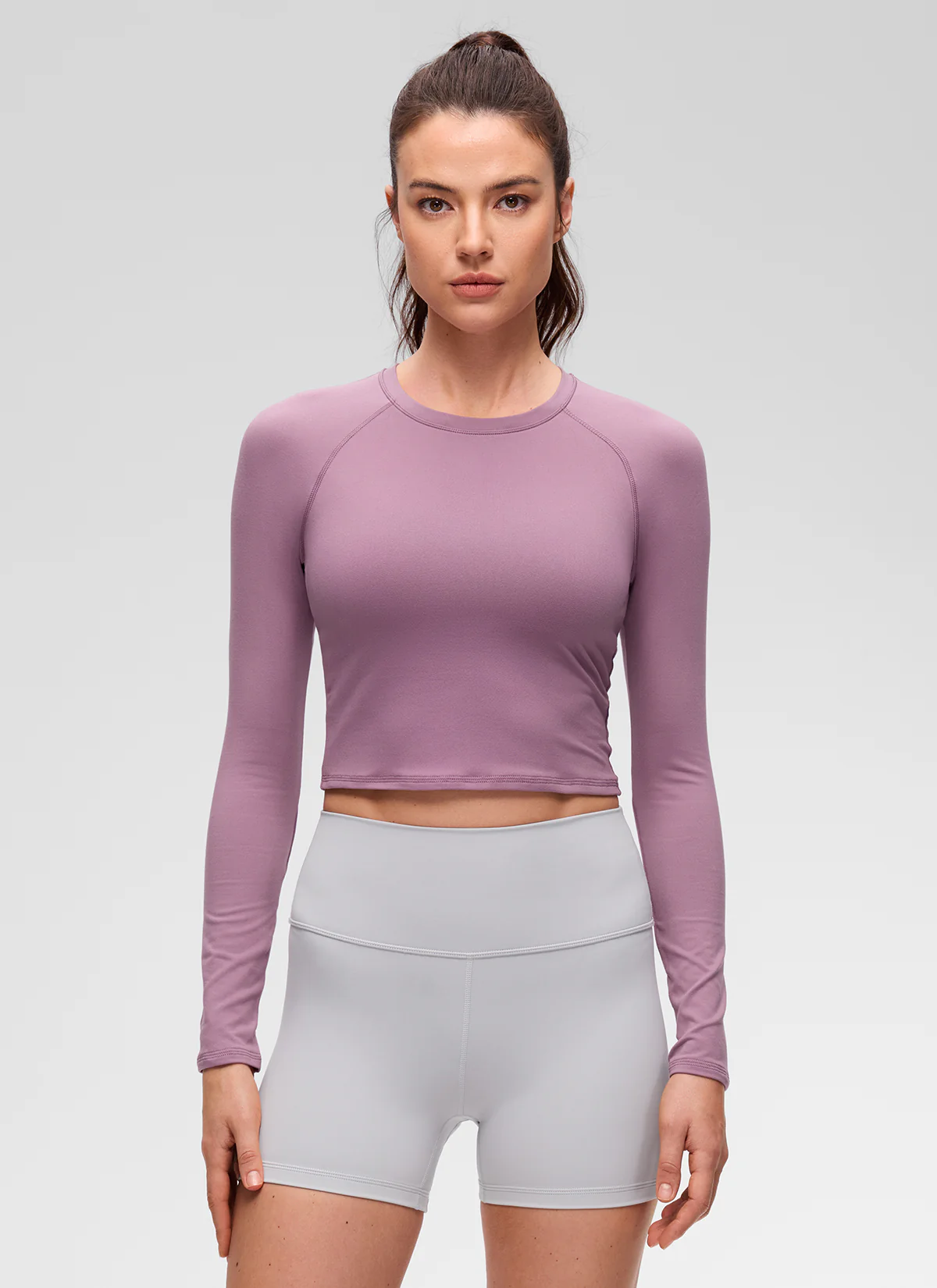 Brushed Feeling Crew Neck Raglan Long Sleeve - Image 23