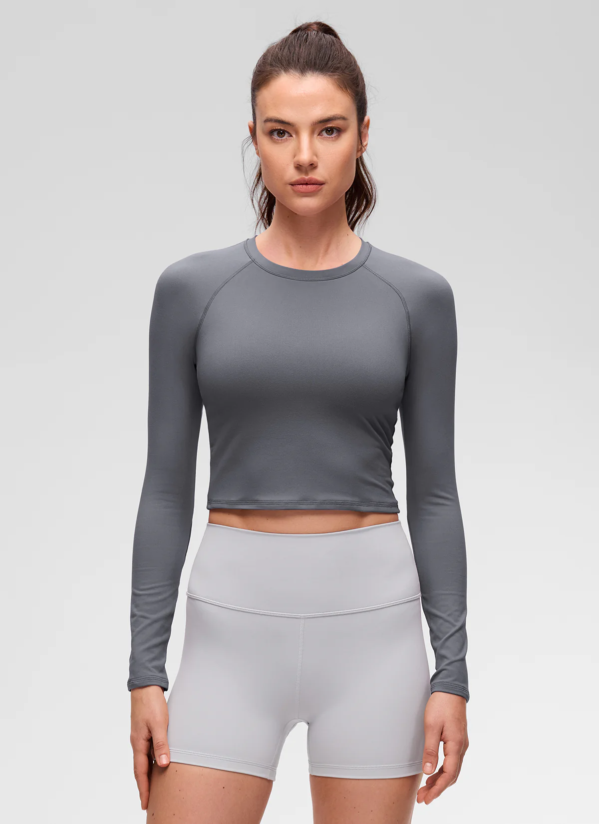 Brushed Feeling Crew Neck Raglan Long Sleeve - Image 28