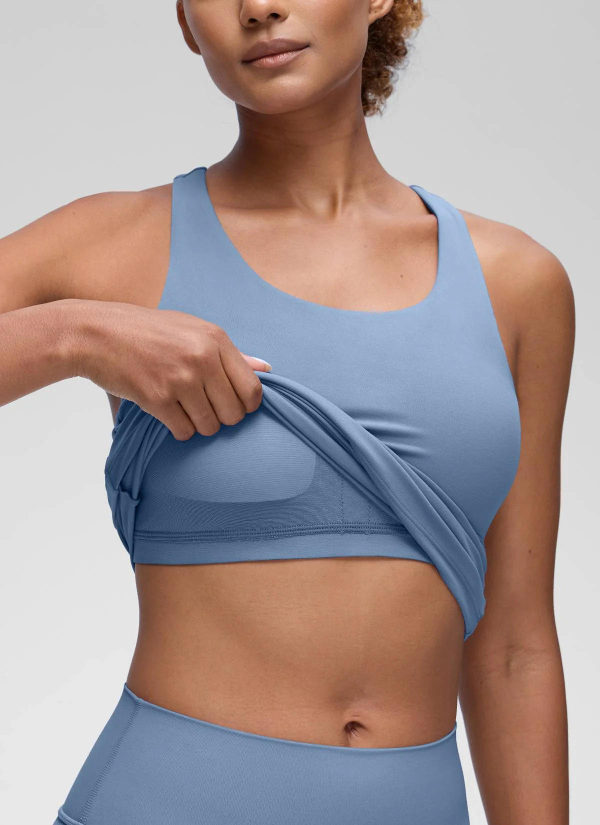 Butterluxe Waist Length Built in Bra Tank - Image 4