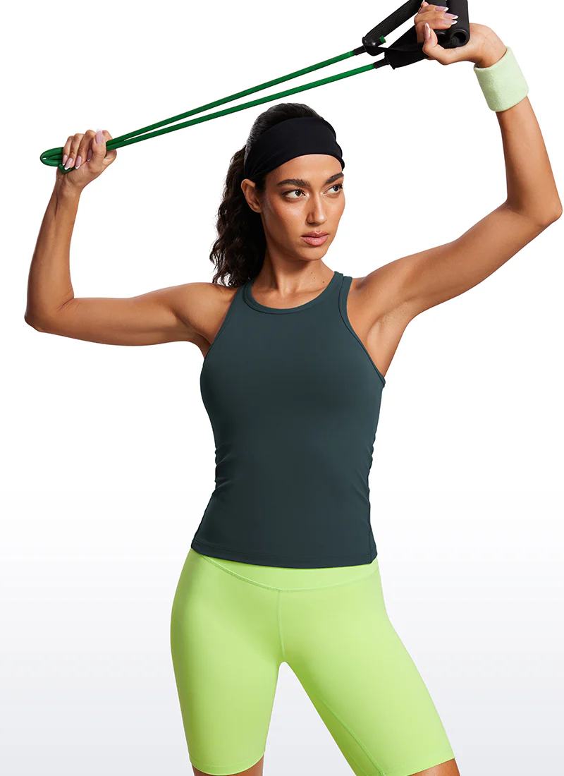 Butterluxe Waist Length  Racerback Tank - Image 21