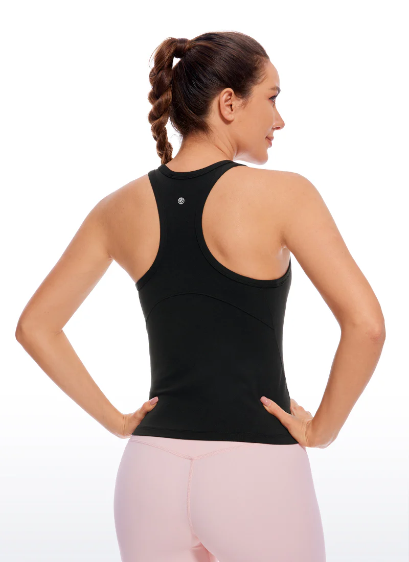 Butterluxe Waist Length  Racerback Tank - Image 6