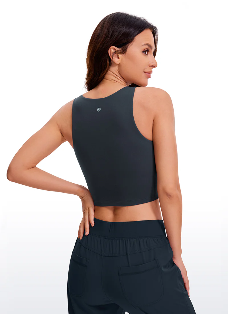 Butterluxe Cropped Wide Back Tank - Image 10