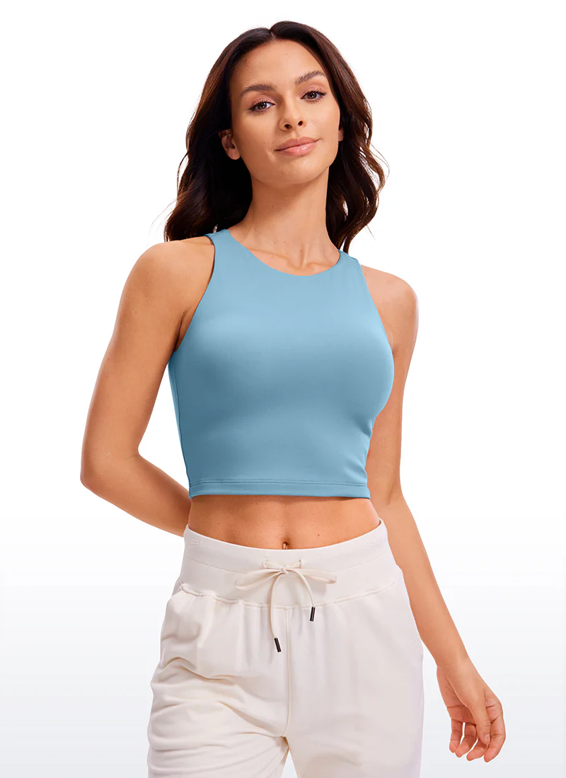 Butterluxe Cropped Wide Back Tank - Image 17