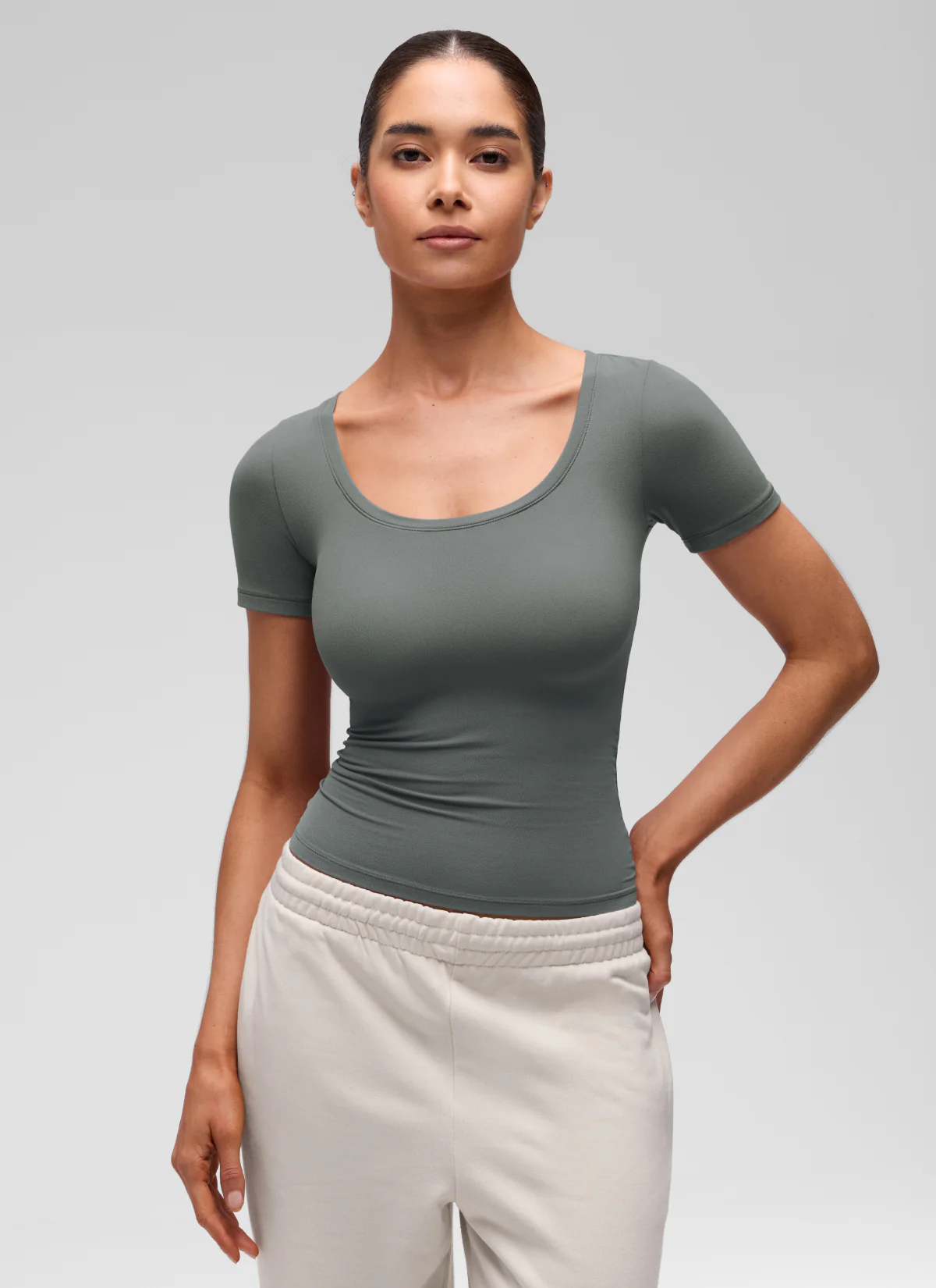 Softembrace U Neck Tight Fit Short Sleeve - Image 25