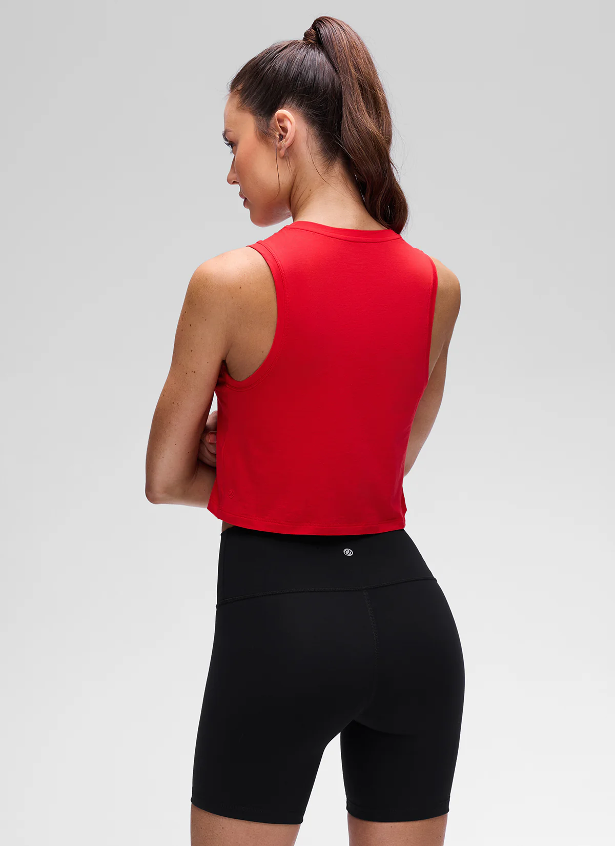 Pima Cotton Crewneck Crop Tank - Image 22